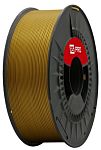 RS PRO 1.75mm Gold PLA 3D Printer Filament, 1kg