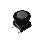 MEC IP67 Black, Grey Round Button Tactile Switch 12mm Surface Mount