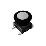 MEC IP67 Black, White Round Button Tactile Switch 12mm Surface Mount