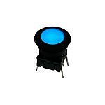 MEC IP67 Black, White Round Button Tactile Switch, SPST Through Hole