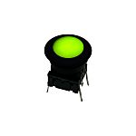 MEC IP67 Black, White Round Button Tactile Switch, SPST Through Hole
