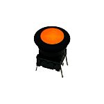 MEC IP67 Black, White Round Button Tactile Switch, SPST Through Hole