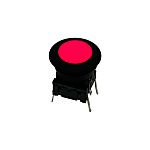 MEC IP67 Black, White Round Button Tactile Switch, SPST Through Hole