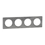 Schneider Electric Lighting Cover for use with Odace, 298mm Width,85mm Length, Clip Fixing
