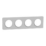 Schneider Electric Lighting Cover for use with Odace, 298mm Width,85mm Length, Clip Fixing