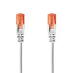NedisCCGL85, 15m Cat6, Grey RJ45 to Male RJ45 Male, U/UTP Shielded, Terminated PVC Sheath
