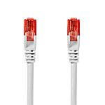 NedisCCGL85, 250mm Cat6, White RJ45 to Male RJ45 Male, U/UTP Shielded, Terminated PVC Sheath