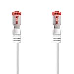 NedisCCGL85, 500mm Cat6, White RJ45 to Male RJ45 Male, S/FTP Shielded, Terminated PVC Sheath