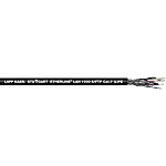 LappETHERLINE Cat7, Black Unterminated to, S/FTP Shielded, Unterminated Polyethylene Sheath