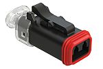 Amphenol Industrial, AT06 Automotive Connector Socket Black 2 Way AT06-2S-LED2401
