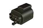 Conector de automoción Amphenol Industrial AT04 Hembra de 4 vías en 2 filas, 13A, terminación: Soldador