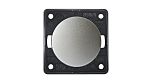 Berker Chrome Push Button Light Switch, 1 Gang, INTEGRO