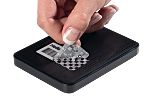 HellermannTyton TAG62TD1 Silver Label, 76.2mm Width, 50.8mm Height, 500Per Pack Qty