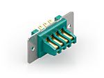 RS PRO 4.70mm Pitch Rack and Panel Connector Backplane Connector, Male, Straight, 8 Row, 8 Way