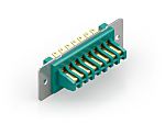 RS PRO 4.70mm Pitch Rack and Panel Connector Backplane Connector, Male, Straight, 16 Row, 16 Way
