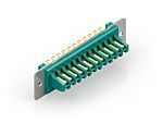 RS PRO 4.70mm Pitch Rack and Panel Connector Backplane Connector, Male, Straight, 24 Row, 24 Way