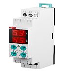 RS PRO DIN Rail Mount Timer Relay, 240V ac, 2-Contact, 0.1 s → 99min, 1-Function, 1NO/1NC