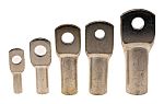 RS PRO Uninsulated Tubular Ring Terminal, Silver