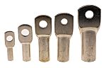 RS PRO Uninsulated Tubular Ring Terminal, Silver
