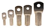 RS PRO Uninsulated Tubular Ring Terminal, Silver