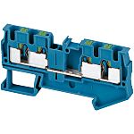 Schneider Electric NSYTRP44BL Linergy TR Series Blue, 4mm², 1-Level, Push In Termination