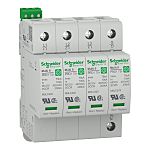 Schneider Electric 4 Phase Surge Arrester, 75kA, 2500V (Volts), Clip-On Mount