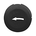 Schneider Electric Harmony Series Black Rotary Push Button Head, 16mm Cutout