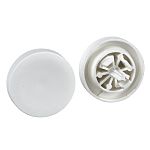 Schneider Electric Harmony Series White Rotary Push Button Head, 22mm Cutout