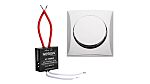 Berker 1 Gang Round Push Button Operator Dimmer Switch 500mA, 230V ac, 125W