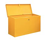 RS PRO Yellow Steel Lockable 1 Door Hazardous Substance Cabinet, 610mm x 1170mm x 460mm