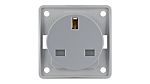 WALL SOCKET OUTLET BS1363 250V 13A GRY