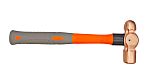 RS PRO Beryllium Copper Ball-Pein Hammer with Fibreglass Handle, 680g