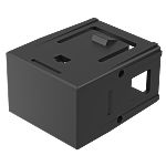 Indicator Lens Rectangle Style, Black, 25.4 Long