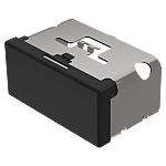 Indicator Lens Rectangle Style, Black, 38 Long