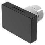 Indicator Lens Rectangle Style, Black, 25.5 Long