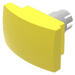 EAO Yellow Push Button Cap for Use with Use Only Flush Front Bezel, 35 x 23