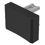 Indicator Lens Rectangle Style, Black, 21.5 Long