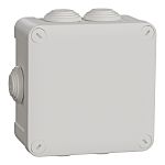 Schneider Electric Mureva Box Series White Polypropylene Junction Box, IP55, 7 Terminals, 105 x 105x50mm