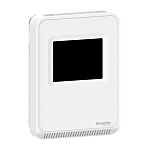 Schneider Electric SLASTCV2 Air Quality Monitor for Air Quality, Humidity, Temperature, +50°C Max, 100%RH Max, AC