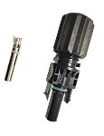 Amphenol Industrial H4 PLUS Series, Female, Cable Mount Solar Connector, Cable CSA, 4 → 6mm², Rated At 41 A, 45