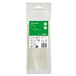 Schneider Electric Cable Tie, , 200mm x 3.6 mm, Clear Nylon, Pk-1