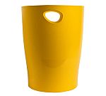 Exacompta 15L Yellow PP Waste Paper Bin