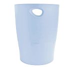 Exacompta 15L Sky Blue PP Waste Paper Bin