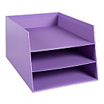 Exacompta Mauve A4 Letter Tray