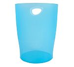 Exacompta 15L Turquoise PP Waste Paper Bin