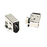 3M, 3E106 6 Way Right Angle Board Mount I/O Firewire Connector, Plug