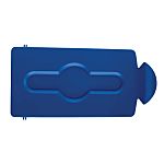 Rubbermaid Commercial Products Black Waste Bin Lid for Waste Bin, 12.7mm