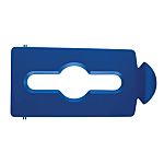 Rubbermaid Commercial Products Blue Waste Bin Lid for Waste Bin, 12.7mm