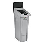 Rubbermaid Commercial Products Black Waste Bin Lid for Waste Bin, 12.7mm