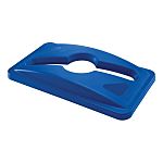 Rubbermaid Commercial Products Blue Polypropylene Waste Bin Lid for Waste Bin, 71.1mm